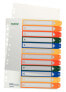 Esselte Leitz 12940000 - Numeric tab index - Polypropylene (PP) - Multicolor - Portrait - A4 Maxi - 0.3 mm