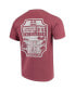 Фото #3 товара Men's Maroon Mississippi State Bulldogs Comfort Colors Campus Icon T-shirt