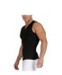 Фото #2 товара Insta Slim Men's Compression Sleeveless V-Neck T-Shirt