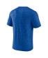 ფოტო #3 პროდუქტის Men's Heather Royal Atlanta Braves Home Team Tri-Blend T-Shirt