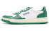 AUTRY 皮革 系带低帮 板鞋 女款 白绿 / Кроссовки AUTRY AULW-WB03