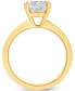 ფოტო #5 პროდუქტის Certified Lab Grown Cushion-Cut Diamond Solitaire Engagement Ring (3 ct. t.w.) in 14k Gold
