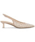 Фото #2 товара Women's Gemini Mid Heel Slingback Pumps, Created for Macy's