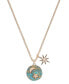 ფოტო #1 პროდუქტის Women's Celestial Patina Charm Necklace