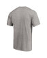 Фото #4 товара Men's Heathered Gray Los Angeles Rams Big and Tall Fade Out Team T-shirt