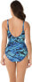 Фото #2 товара Miraclesuit 283903 Women's Turning Point Madero One Piece Swimsuit, Size 10