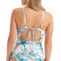 Jessica Simpson Women's Standard Crossed Back Tankini Top, Multi sz M 306455