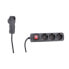 Фото #1 товара REV Ritter Steckdosenleiste 3-fach 5m+ Schalter schwarz - 5 m - Power Strip