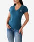 ფოტო #3 პროდუქტის Women's Short Sleeve Buddha Slim V-neck T-shirt