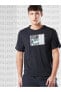 Фото #1 товара Running DYE Miler Dri-FIT Graphic T-shirt in Black Siyah Erkek Spor Tişört