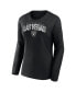ფოტო #3 პროდუქტის Women's Black Las Vegas Raiders Plus Size Measure Distance Scoop Neck Long Sleeve T-shirt
