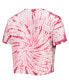 ფოტო #4 პროდუქტის Women's Crimson Alabama Crimson Tide Showtime Tie-Dye Crop T-shirt