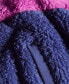 ფოტო #3 პროდუქტის Big Girls Colorblocked Faux-Sherpa Zip Jacket, Created for Macy's
