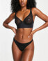 Фото #3 товара ASOS DESIGN Piper minimal mesh thong in black