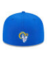 Фото #5 товара Men's Royal Los Angeles Rams 2023 NFL Draft 59FIFTY Fitted Hat