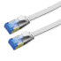ROTRONIC-SECOMP FTP Patchkabel Kat6a/Kl.EA flach grau 3m - Cable - Network