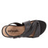 Фото #16 товара Softwalk Tieli S2109-001 Womens Black Extra Wide Strap Sandals Shoes