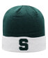 Фото #3 товара Men's Green, White Michigan State Spartans Core 2-Tone Cuffed Knit Hat