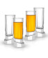 Aqua Vitae Off Base Octagon Shot Glasses, Set of 4