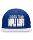 Головной убор Snapback Fanatics мужской Торонто Мэйпл Лифс Blue, White Heritage Retro двухцветный Бело-синий - фото #3