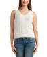 ფოტო #1 პროდუქტის Juniors' V-Neck Sweater Tank