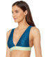 Фото #2 товара Nike 264008 Women's Optic Camo V-Back Bikini Top Swimwear Multi Size Large