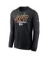 Фото #3 товара Men's Black Kansas City Chiefs 2023 AFC Champions Iconic Long Sleeve T-shirt