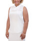 ფოტო #3 პროდუქტის Women's Sleeveless Scarf-Neck Top