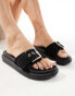 Фото #1 товара Yours buckle sandals in black