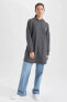 Фото #5 товара Regular Fit Kapüşonlu Uzun Kollu Sweatshirt Tunik Z8240az22au