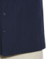 ფოტო #4 პროდუქტის Men's Textured One-Tuck Panel Short Sleeve Button-Down Shirt