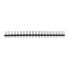 Straight goldpin 1x40 connector with 2,54mm pitch - black - 10pcs. - justPi