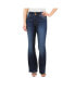 Фото #1 товара Maternity Postpartum Bootcut Jeans with front and back pocket detail Dark Wash