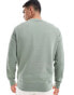 GANT shield logo print sweatshirt in mid green