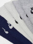 Фото #7 товара Nike Everyday Essential 3 pack socks in black, white and grey