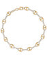 ფოტო #1 პროდუქტის Lab-Grown White Sapphire (2-1/4 ct. t.w.) Link Bracelet in 14k Gold-Plated Sterling Silver