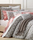 Фото #3 товара Geometric Dove 3-Pc. Duvet Cover Set, Full/Queen, Created for Macy's