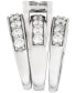 ფოტო #4 პროდუქტის Diamond Princess & Round 3-Pc Bridal Set (4 ct. t.w.) in 14k White Gold