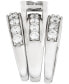 Фото #4 товара Diamond Princess & Round 3-Pc Bridal Set (4 ct. t.w.) in 14k White Gold