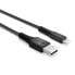 Фото #5 товара Кабель для зарядки Lindy 0.5м усиленный USB Type A to Lightning - 0.5 м - Lightning - USB A - мужской - мужской - черный