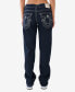 Women's Ricki Flap Lurex Big T Straight Jeans