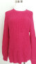 Lauren Ralph Lauren Women's Crew Neck Pullover Sweater Pink Size XL