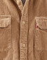 Levi's Jackson cord worker shirt in tan