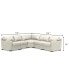 Фото #8 товара Radley 113" 5-Pc. Leather Wedge L Shape Modular Sectional, Created for Macy's