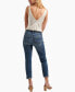 ფოტო #5 პროდუქტის Boyfriend Mid Rise Slim Leg Jeans
