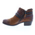 Фото #9 товара Miz Mooz Booker 111265 Womens Brown Leather Zipper Ankle & Booties Boots
