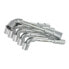 VAR Set Of 6 Angled Open Socket Wrenches 13-19 mm Tool