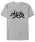 Фото #1 товара Men's Generic Additude Camping List Short Sleeves T-shirt