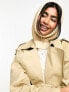 Фото #5 товара My Accessories London knitted loose balaclava in beige