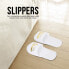 Фото #13 товара wosume Suitable for gifts: disposable slippers, 5 pairs of letter print, disposable slippers for hotel wedding party shooting